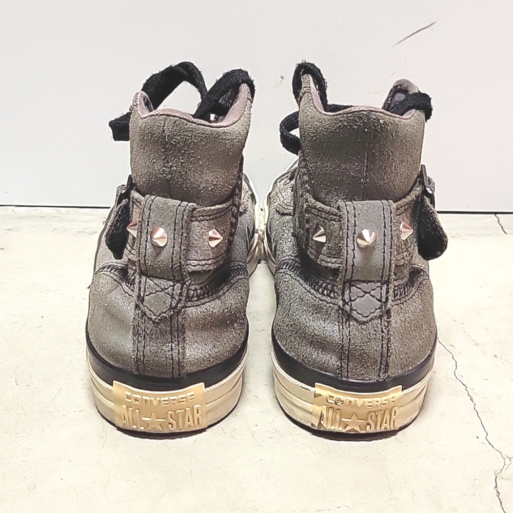Converse Hi-Top Gray Studded Buckle - Picture 5 of 8